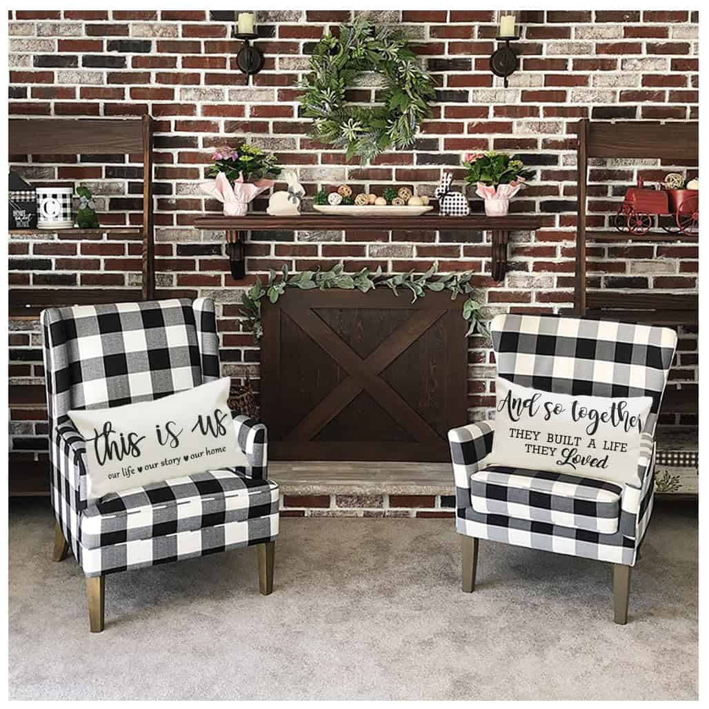 Juego de 4 Fundas de Almohada de Granja 12x20 Agradecida - Imagen 7