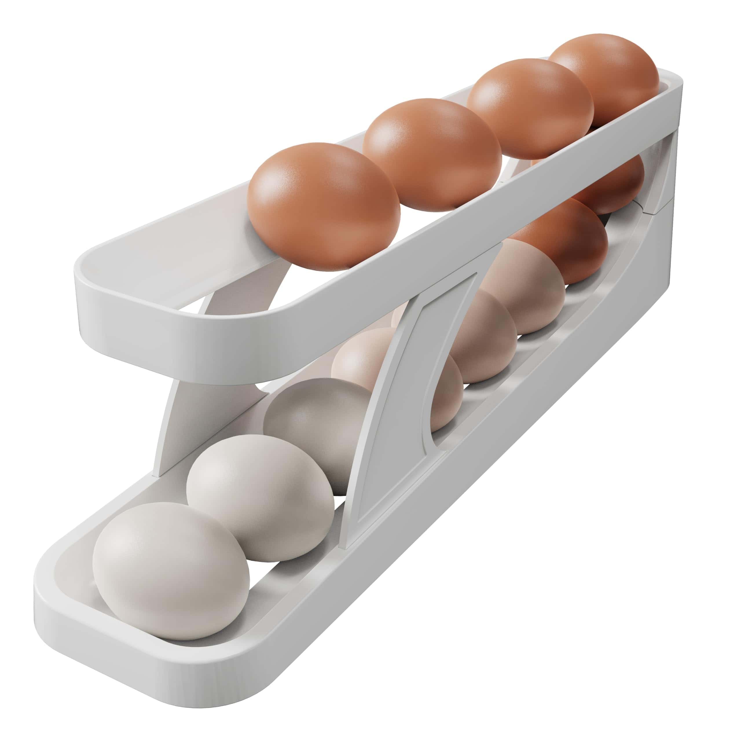 Organizador de huevos CHANCETSUI para nevera: Bandeja de