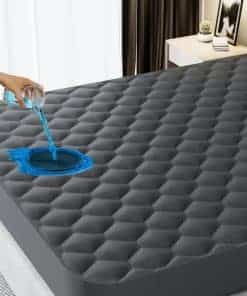 Protector de Colchón Impermeable tamaño King, Acolchado sin