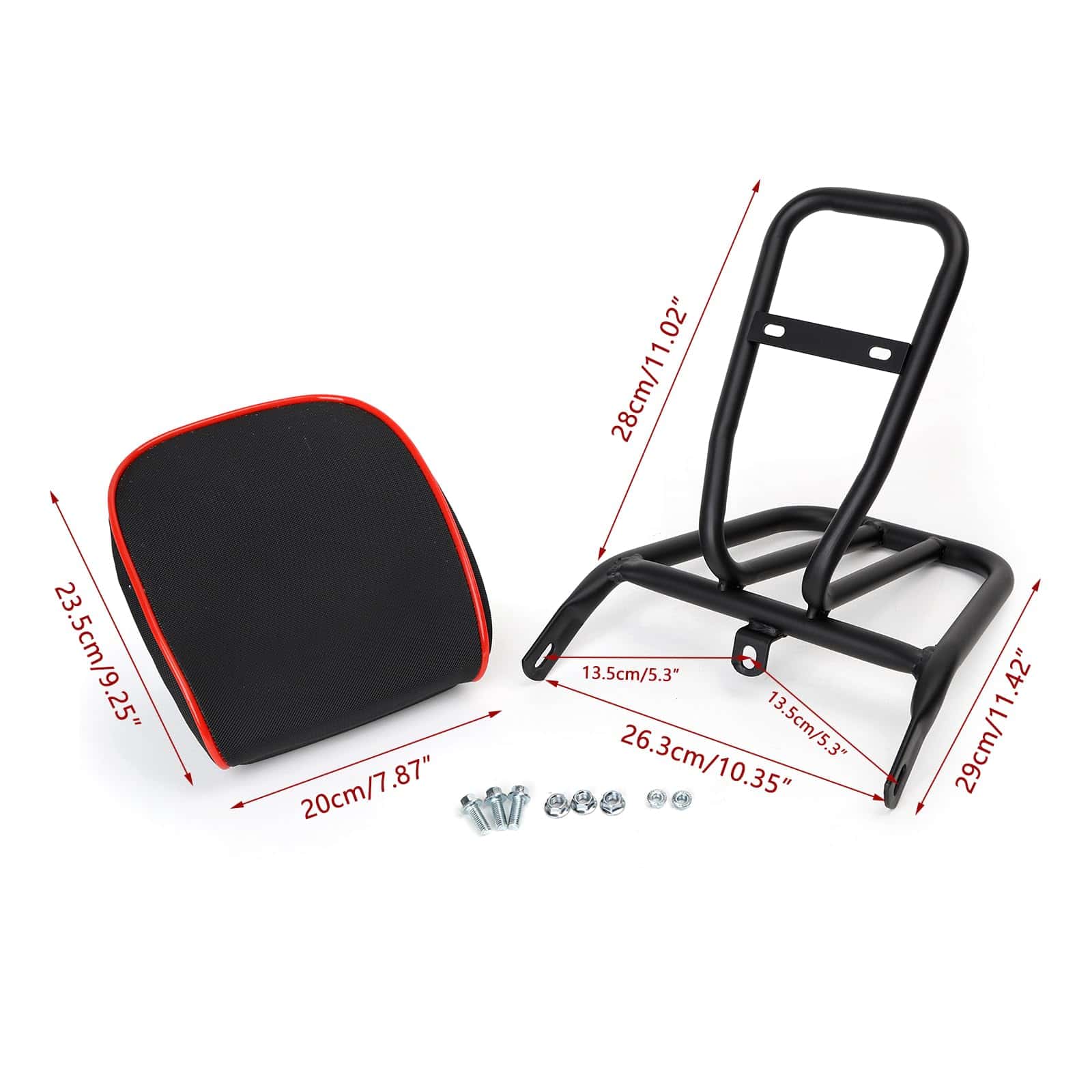 Portaequipajes para motocicleta Minho de hierro pesado con - Imagen 3