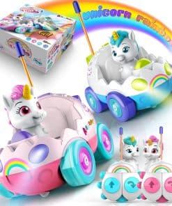 Carros Rc Unicornio Azul AEROQUEST para Niños Pequeños de
