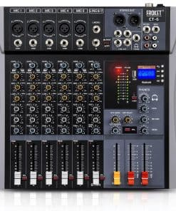 Mezclador de Audio Profesional Froket Sound Board 6 Canales