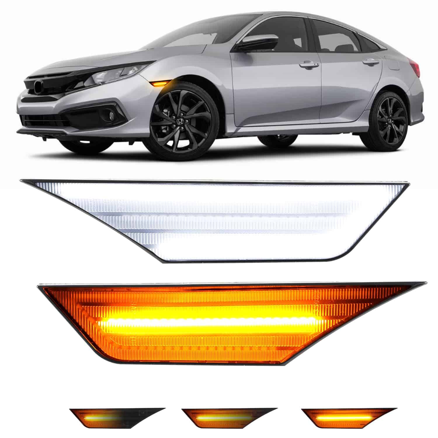 Luces Indicadoras Laterales LED Secuenciales Luces de Señal