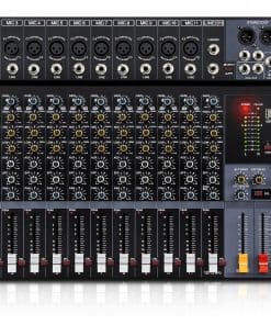 Mesa de Mezclas de Audio Profesional Froket de 12 Canales
