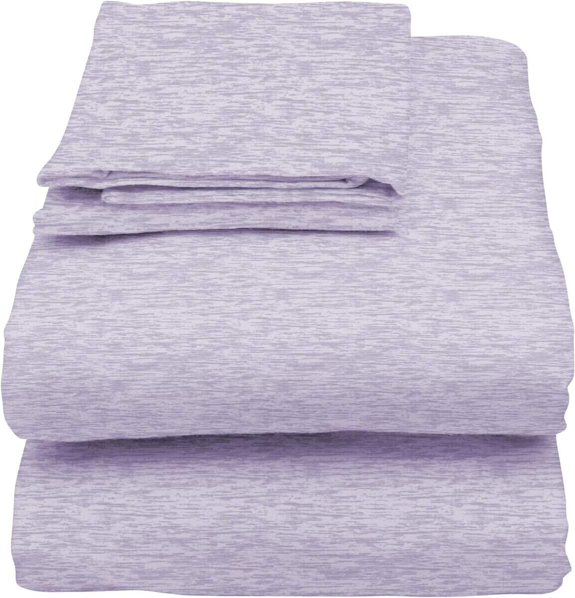 Juego de Sábanas de Jersey de Algodón Rico en 1800 Hilos de - Imagen 3