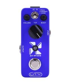 Pedal Mini Simulador de Guitarra Acústica AC Stage 3 Modos