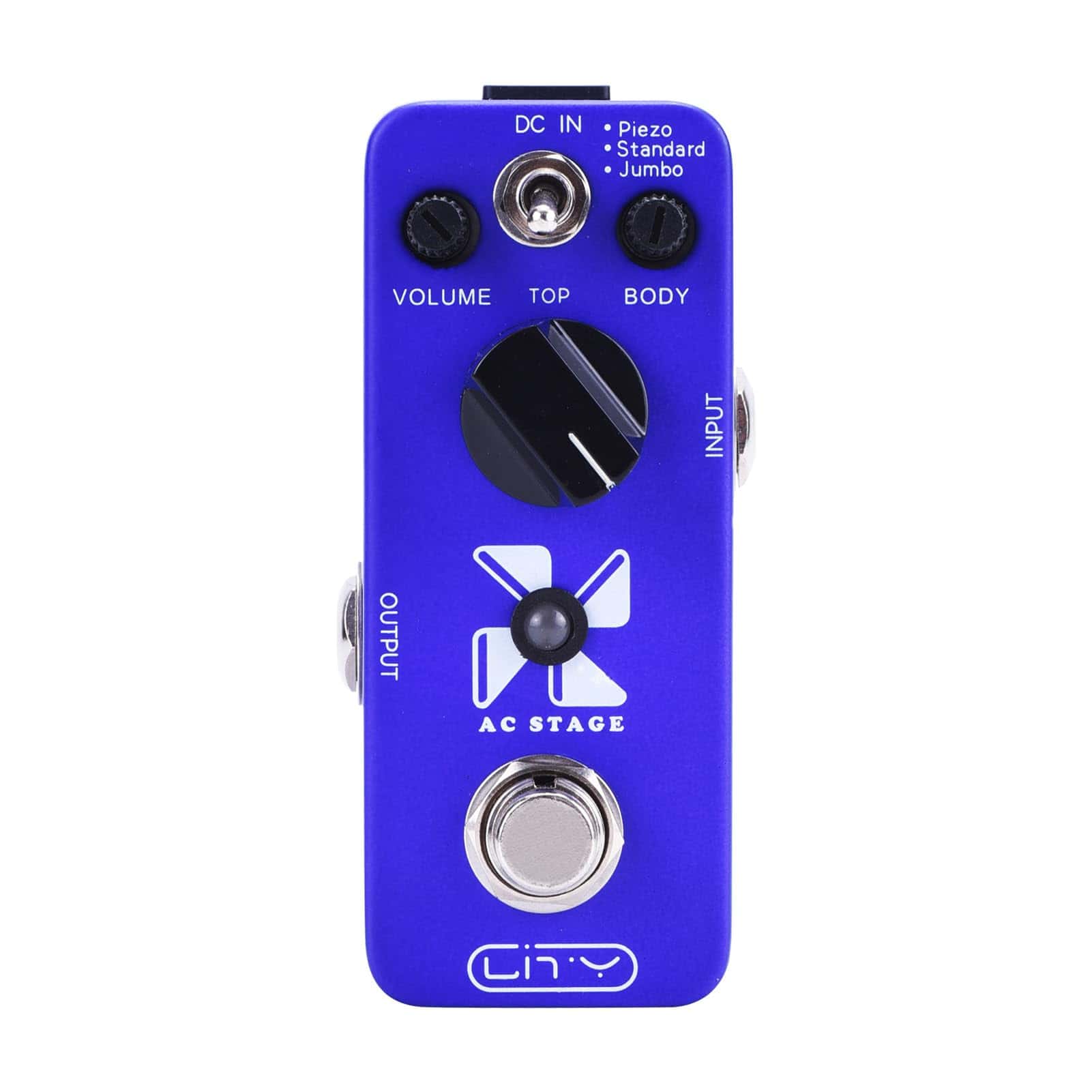 Pedal Mini Simulador de Guitarra Acústica AC Stage 3 Modos