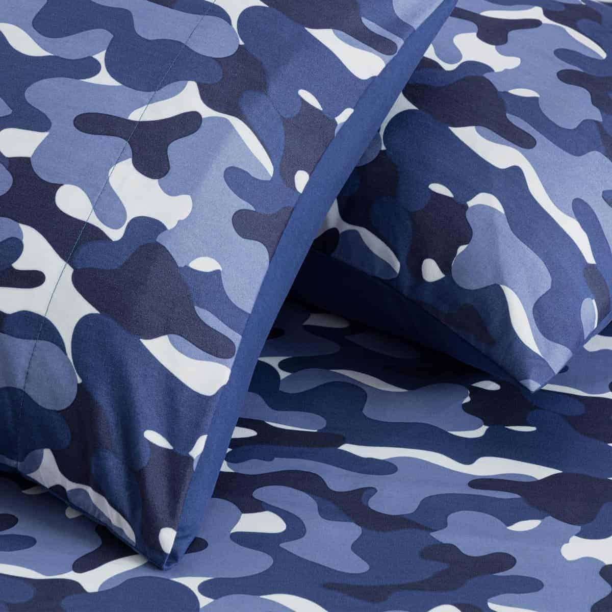 Juego de Sábanas Militar Chezmoi Collection Camuflaje 4 - Imagen 9
