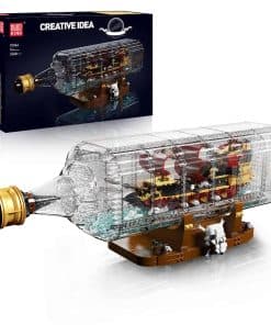 Mould King One Piece Ship in a Bottle Building Blocks Kits,
