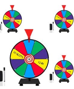 Ruleta de Premios de 12 Pulgadas ZTEEERS, Base Resistente