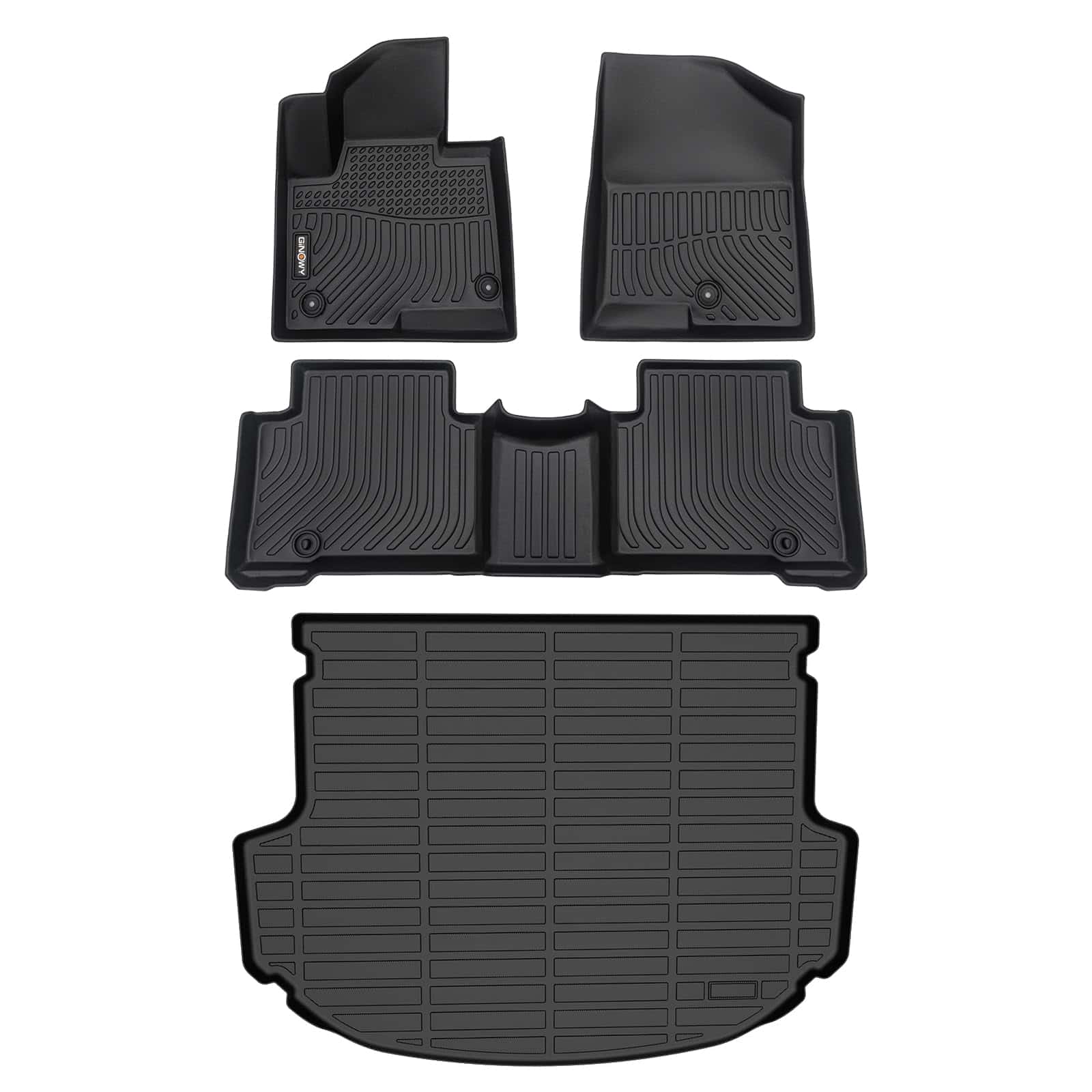 Juego de tapetes y protector de carga GINOWY para Hyundai