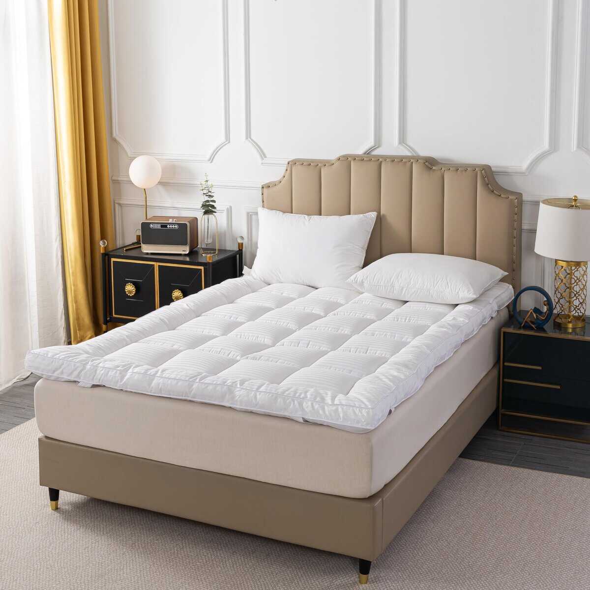 BEIVIG Colchón Superior Transpirable, Acolchado Suave - Imagen 3