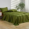 Juego de sábanas de Bambú para Cama King Size Delynvan,
