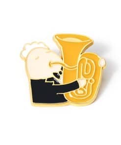 Pin de esmalte de Tuba Broche de Tuba para regalos de