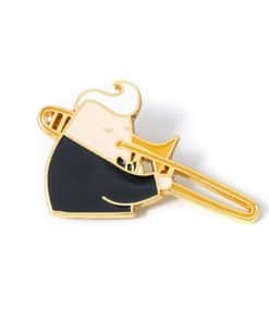 Pin de Esmalte de Trombón Broche de Trombón para Regalos de