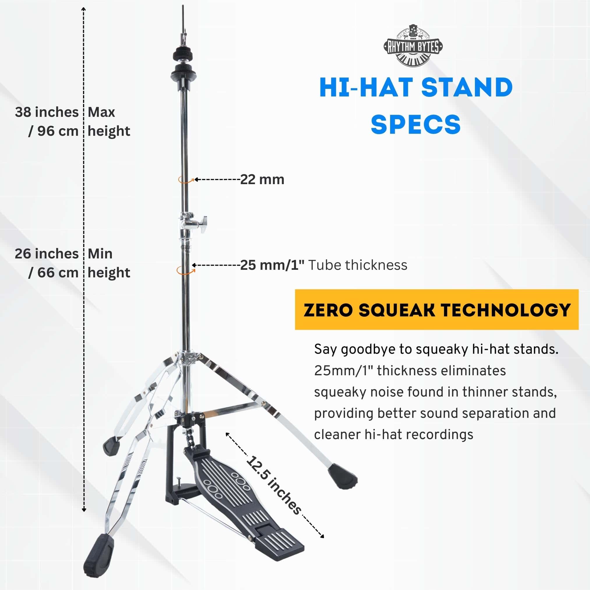Soporte para Hi-Hat de Platillos Rhythm Bytes | Soporte - Imagen 4