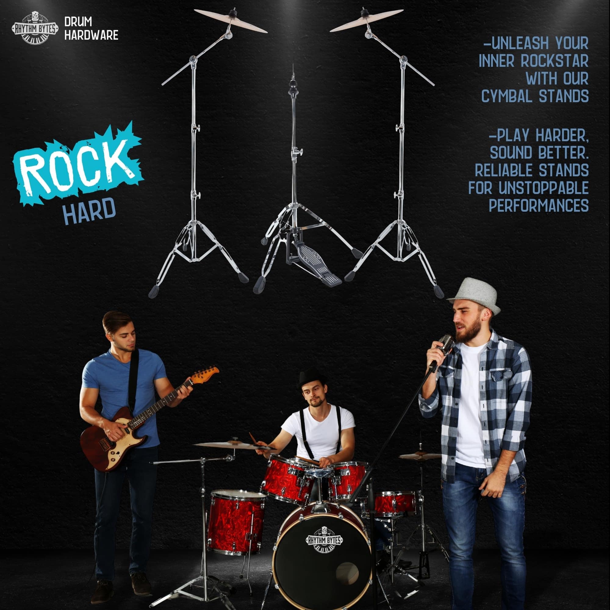 Soporte para Hi-Hat de Platillos Rhythm Bytes | Soporte - Imagen 7