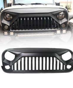 Parrilla Frontal de ABS con Tira para Jeep Wrangler JK/JKU