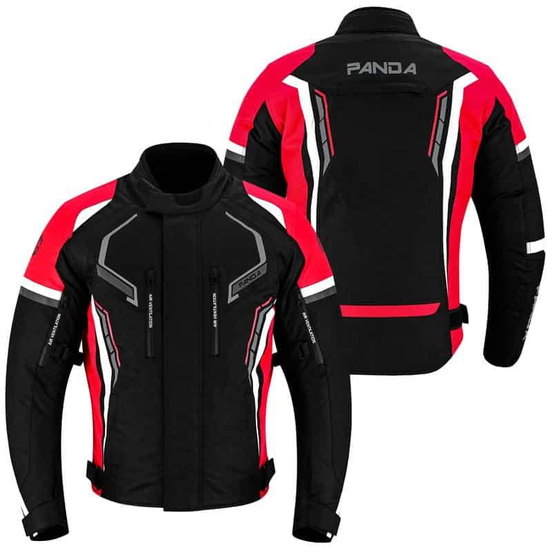 Chamarra de Moto PANDA CYCLE GEAR para -Roja - Imagen 8