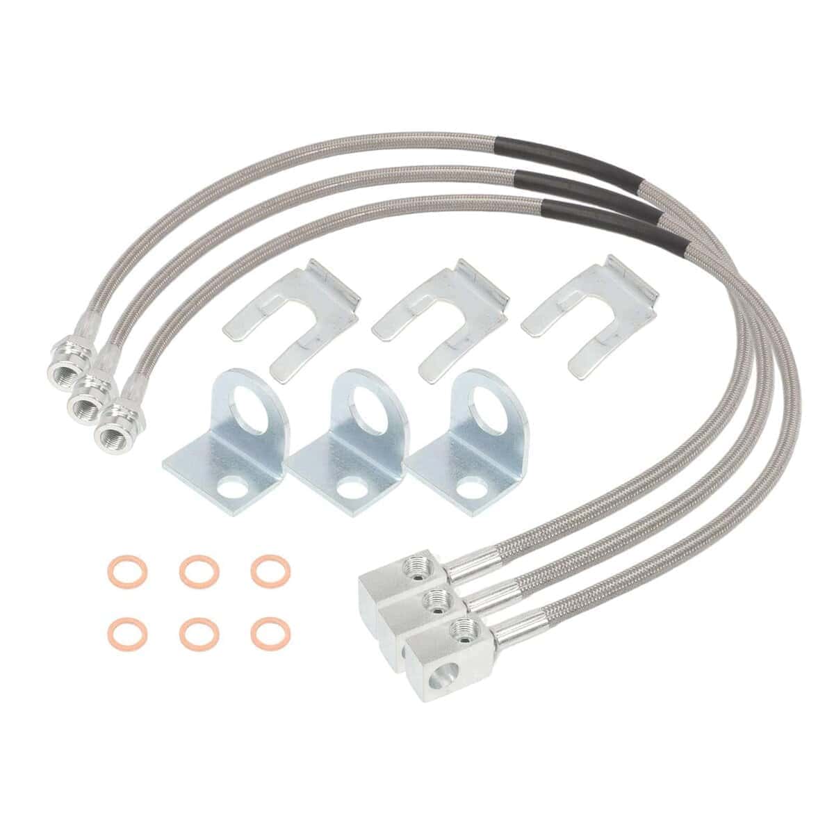 89715 Líneas de Frenos de Acero Inoxidable Extendidas