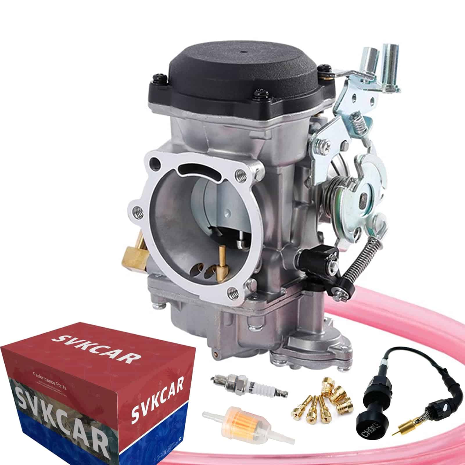 Carburador SVKCAR CV40 y Cable de Choke para Harley