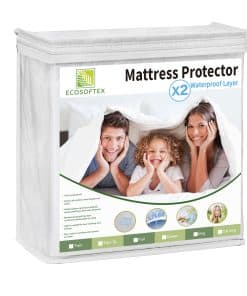 Protector de colchón tamaño King 100% impermeable | Tela