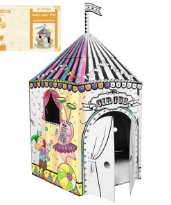NonoTree Circus - Casita de cartón grande para colorear