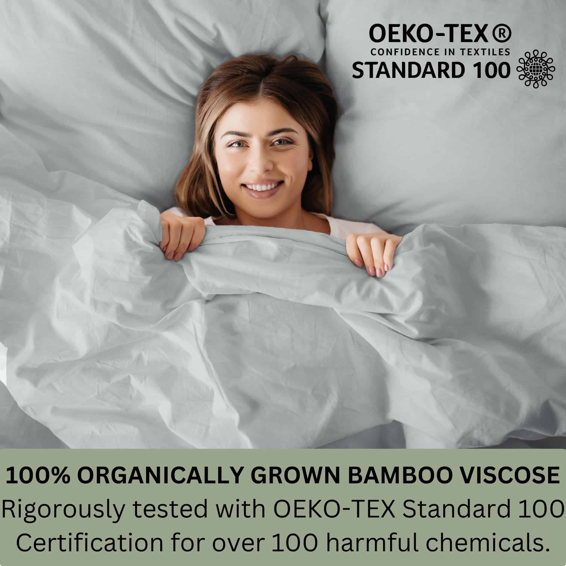 Juego de sábanas de lujo LoomnLay Queen Bamboo Viscose | - Imagen 5