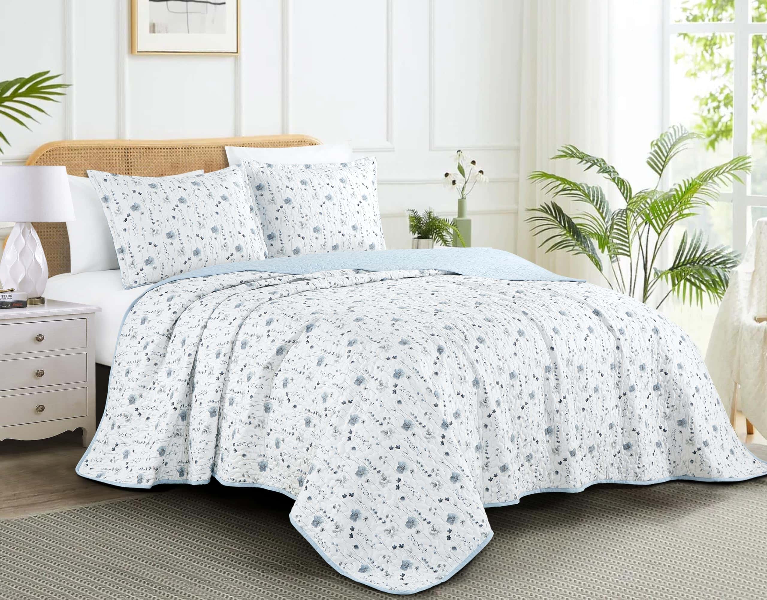 Juego de Edredón Chezmoi Collection Fran de 2 Piezas para