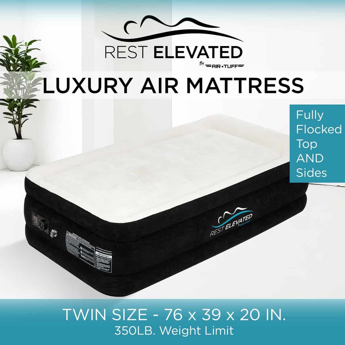 Colchón de aire de lujo RestElevated con parte superior de - Imagen 6