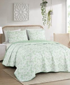 Juego de edredón Chezmoi Collection Elder de 2 piezas con