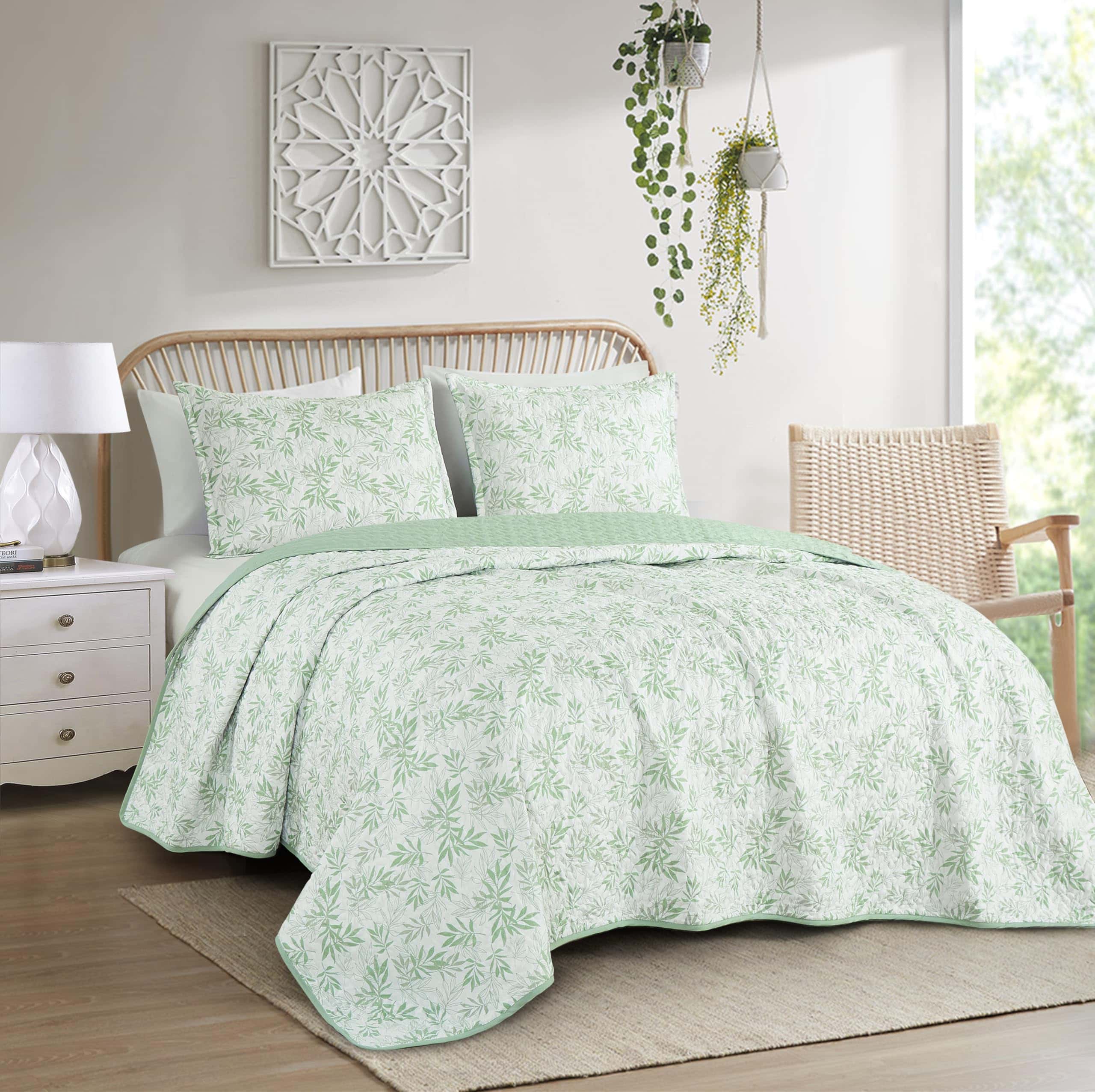 Juego de edredón Chezmoi Collection Elder de 2 piezas con