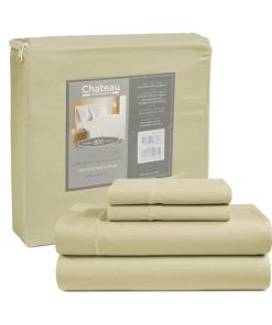 Juego de sábanas CHATEAU HOME COLLECTION -Verde agua