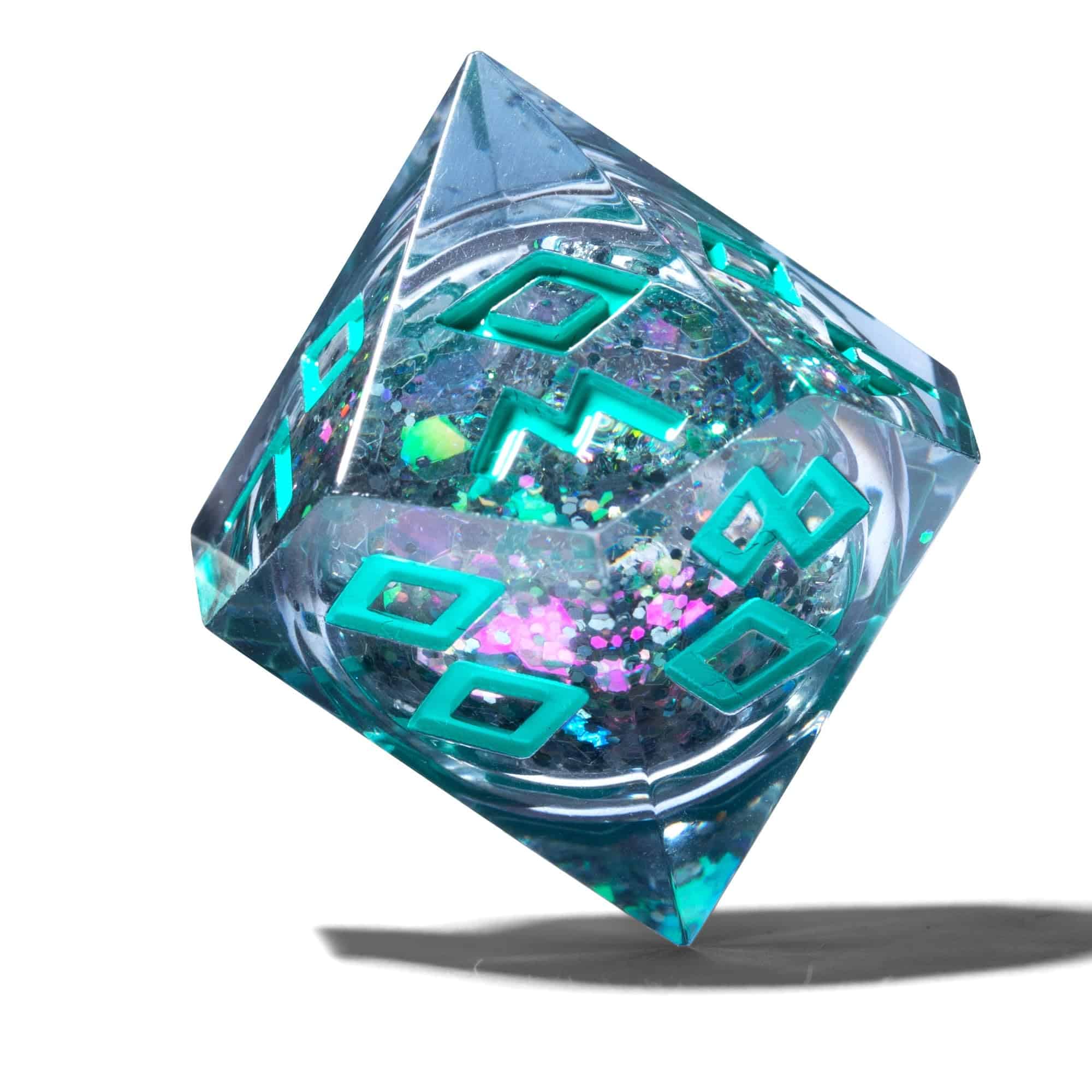 Set de Dados con Núcleo Líquido HEIMDALLR con Estuche LED - - Imagen 5