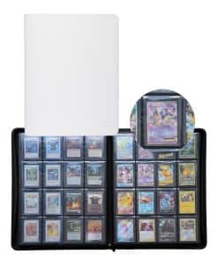 Carpeta GrinOwl de 16 Bolsillos para Toploaders, Capacidad