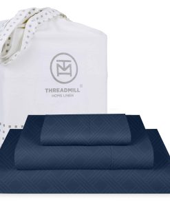 Juego de sábanas Threadmill para colchón -Folkstone Blue