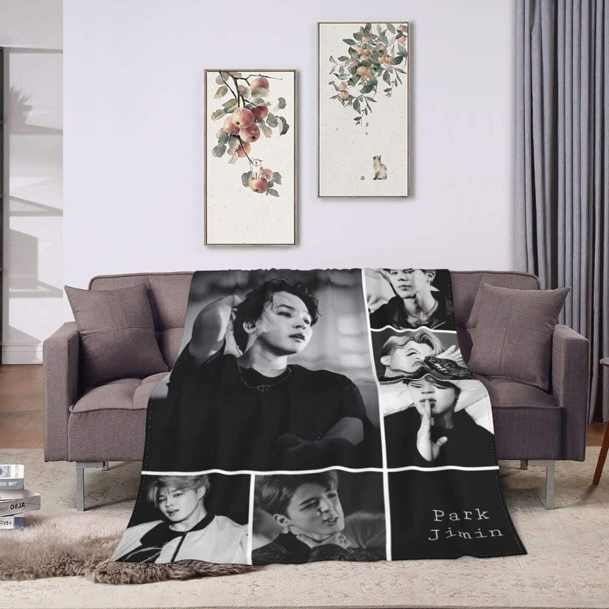 Manta de Franela axirdju Jimin súper suave y cómoda Manta - Imagen 9