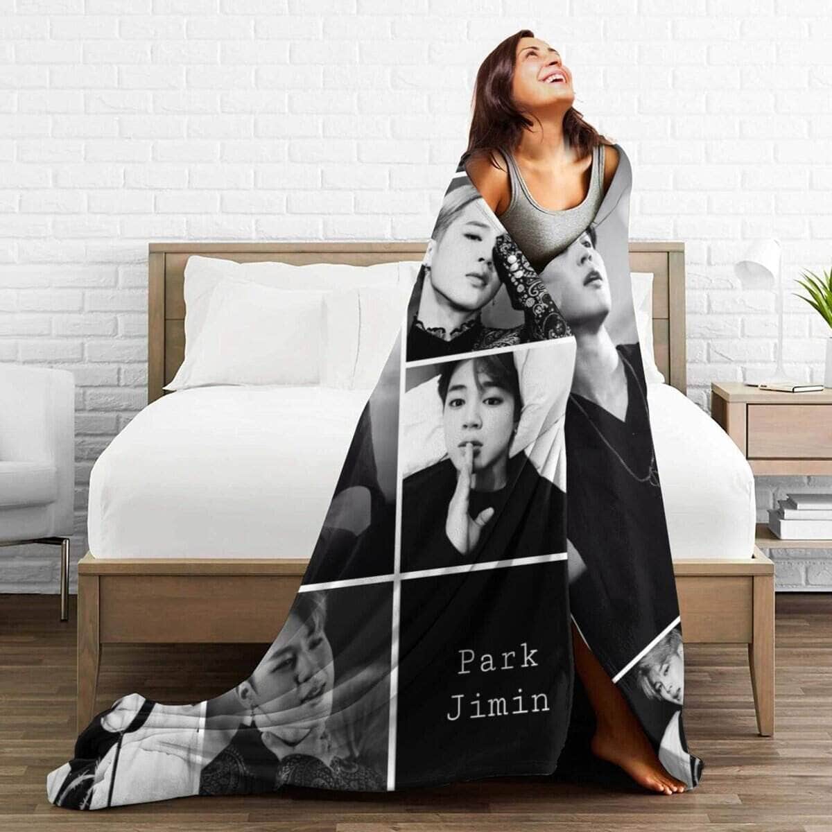 Manta de Franela axirdju Jimin súper suave y cómoda Manta - Imagen 7