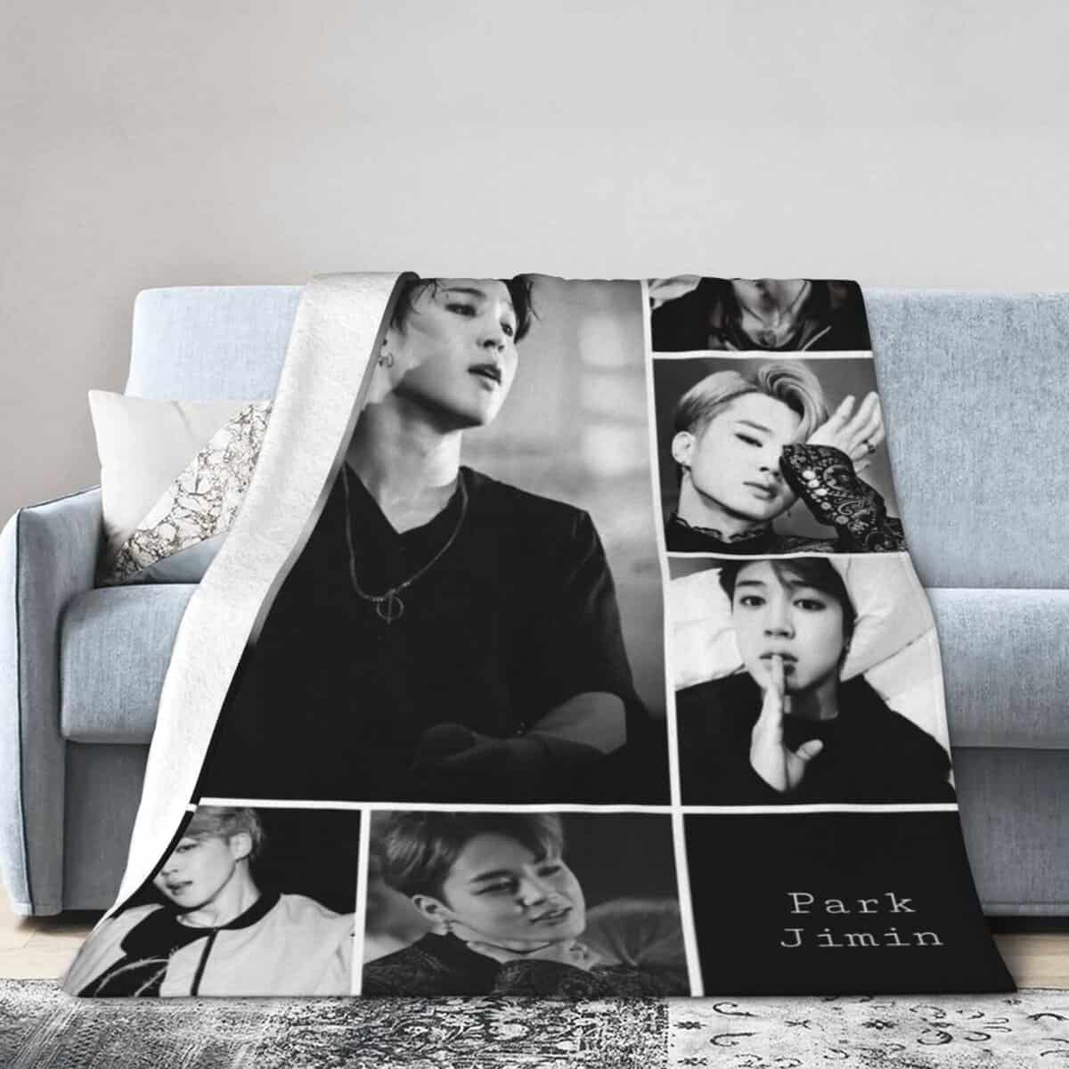 Manta de Franela axirdju Jimin súper suave y cómoda Manta - Imagen 8