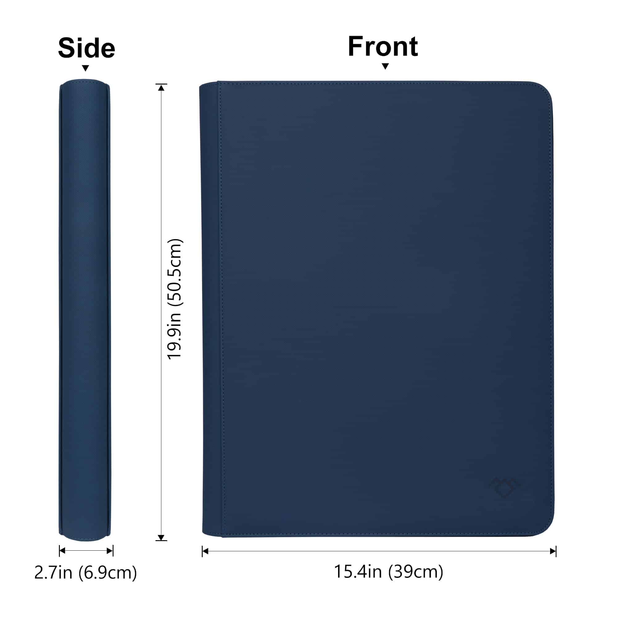 GrinOwl 16 Pocket Toploader Binder, Guarda 640 -Azul - Imagen 8