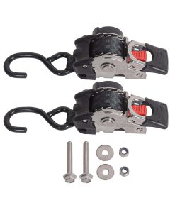 Porotmotor 2 Pack Bolt-On Retractable Ratchet Straps (1"
