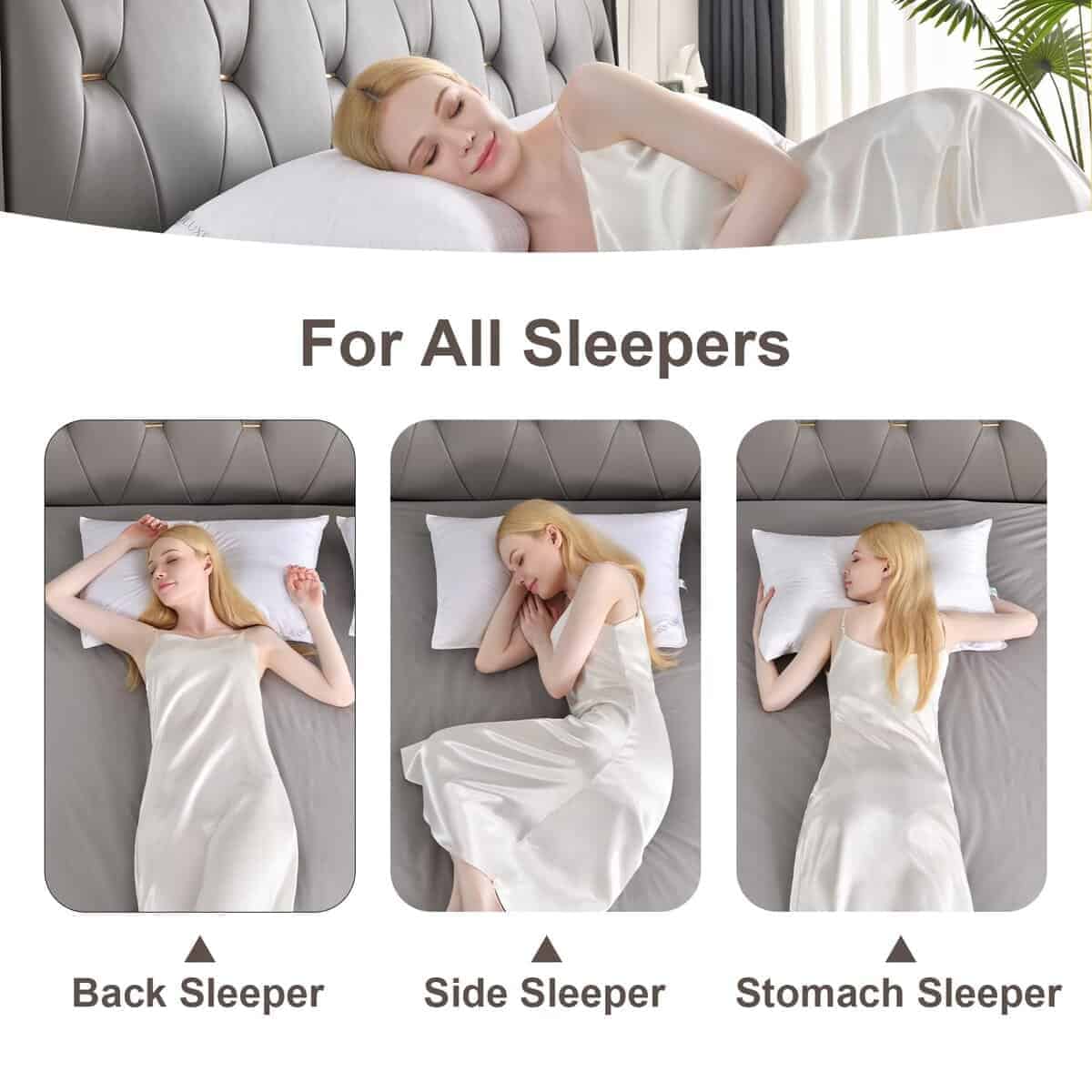 Almohadas para Dormir de la Colección de Hotel Cosmoluxe, - Imagen 6