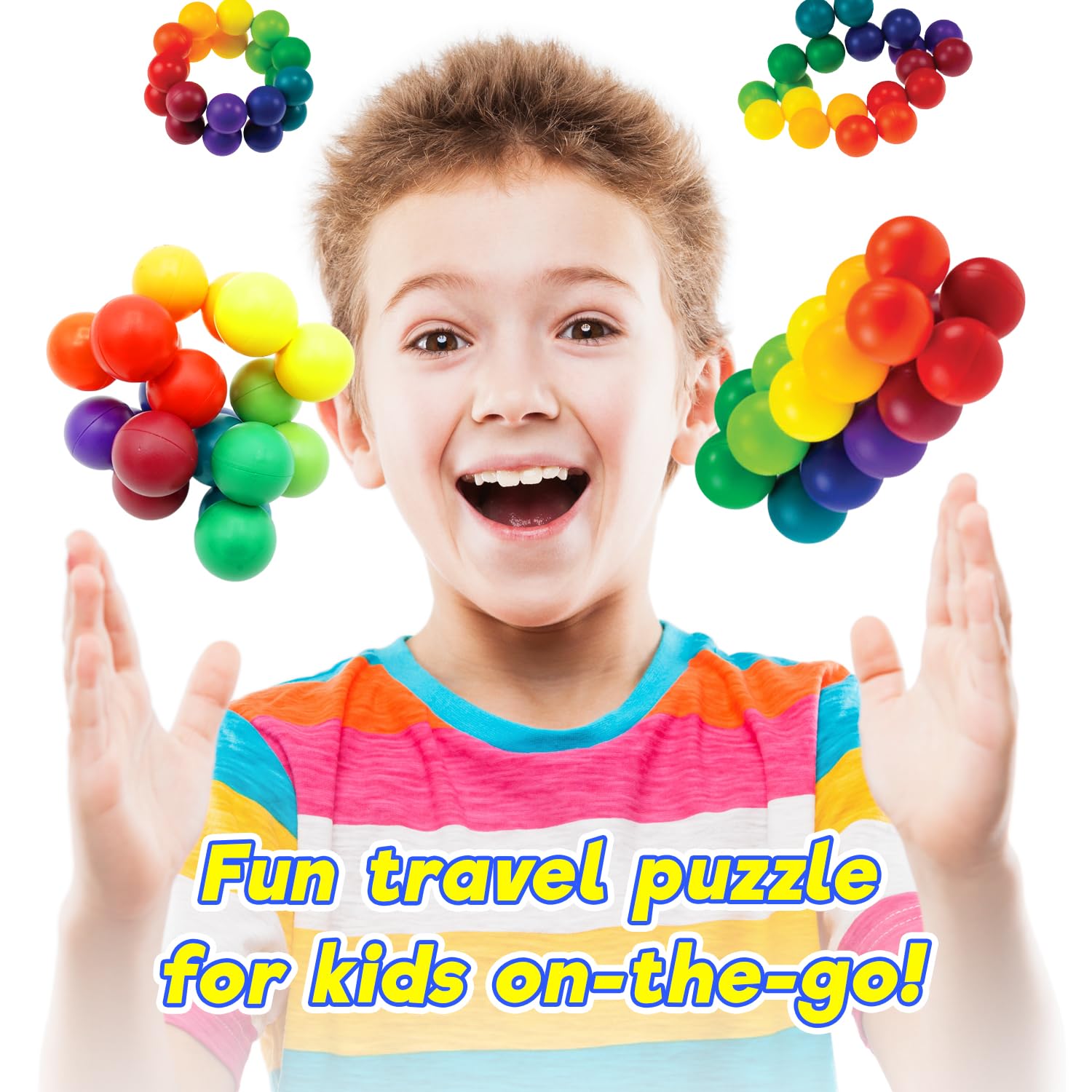 JA-RU Twist-E Beads Fidget Toy (24 Juguetes) Juegos de - Imagen 6