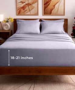 Juego de sábanas completas Mellanni - -Lavanda