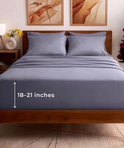 Juego de Sábanas King Mellanni - Colección -Lila Brumoso