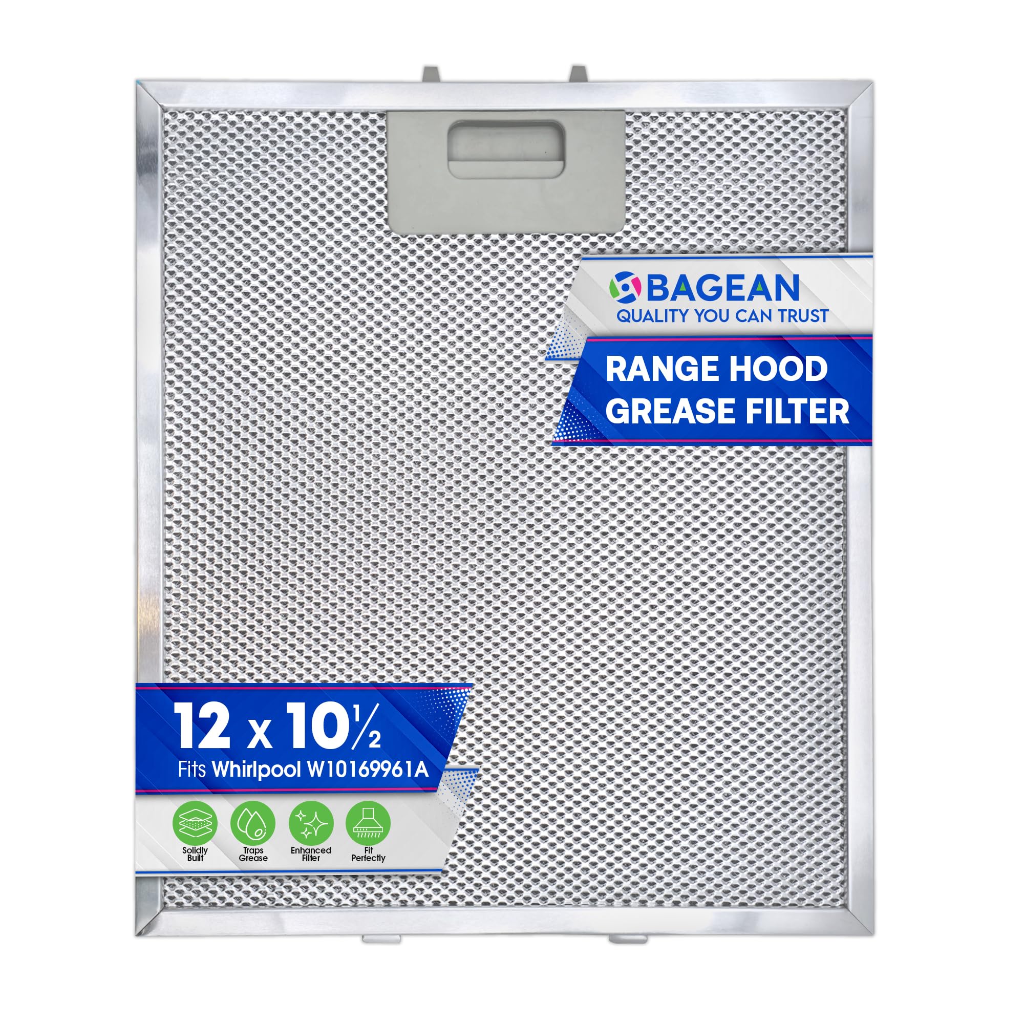 Filtro de Campana de Cocina de Reemplazo 12" x 10.5" para