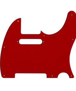 Pickguard para Telecaster, acrílico translúcido rojo para