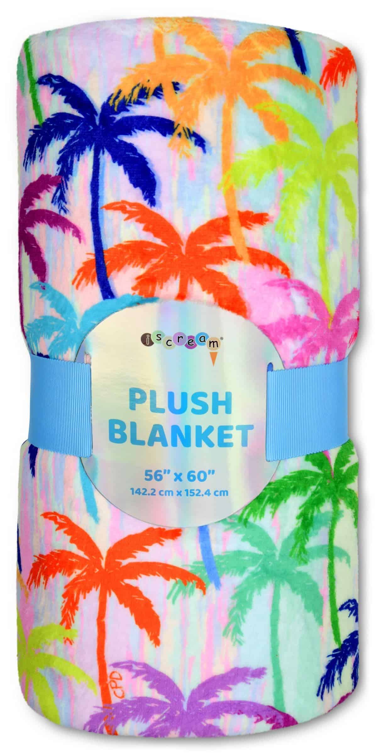 Manta de felpa premium de 56" x 60" de iscream + Corey