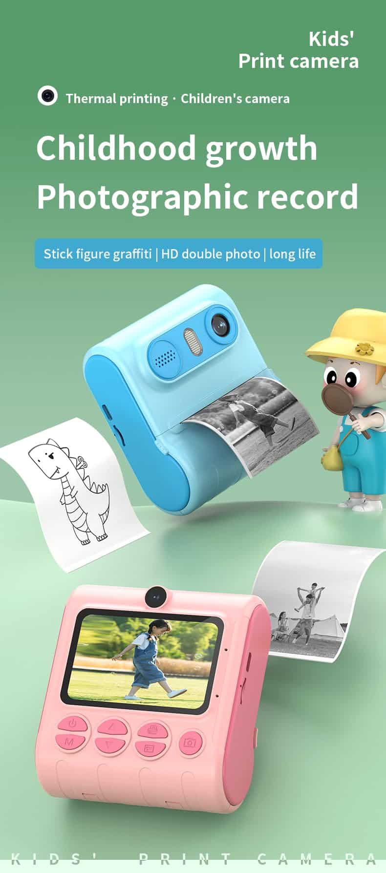 Cámara de Selfies Mejorada para Niños, Regalo de Navidad de - Imagen 10