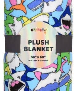 Cobija de Franela de Lujo 56" x 60" con Divertido Estampado